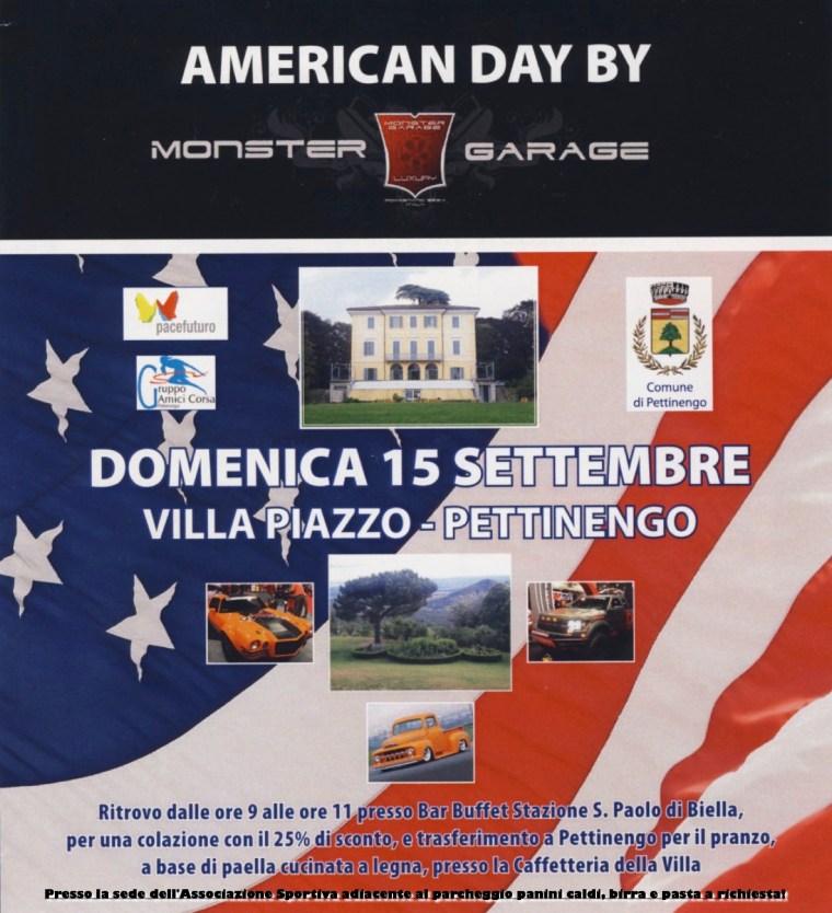 Volantino American day Pettinengo